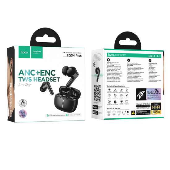 TWS HEadset ANC (EQ34 plus)