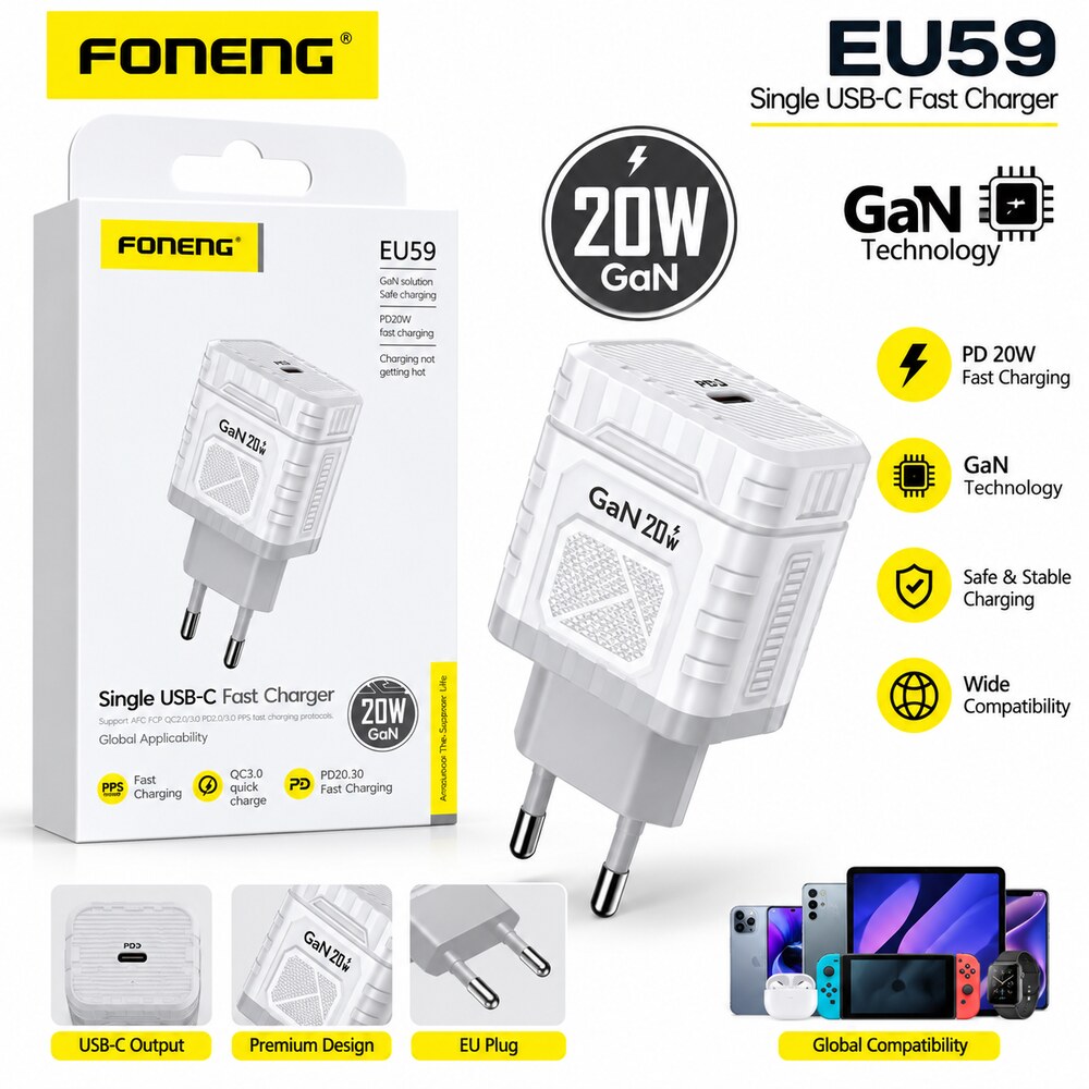 adapter 20w GAN EU59