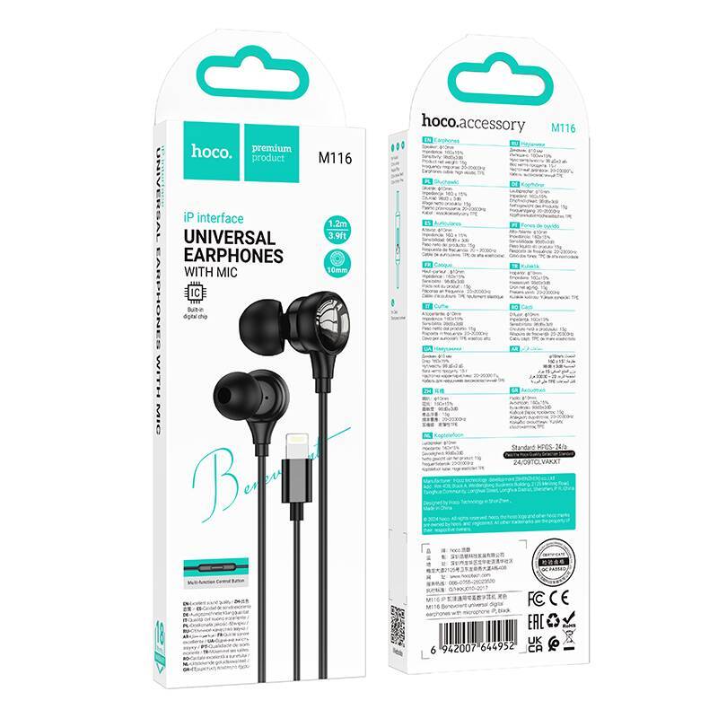 hoco earphone iphone