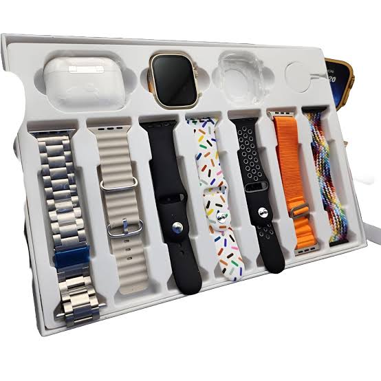 smart watsh 7 band + buds