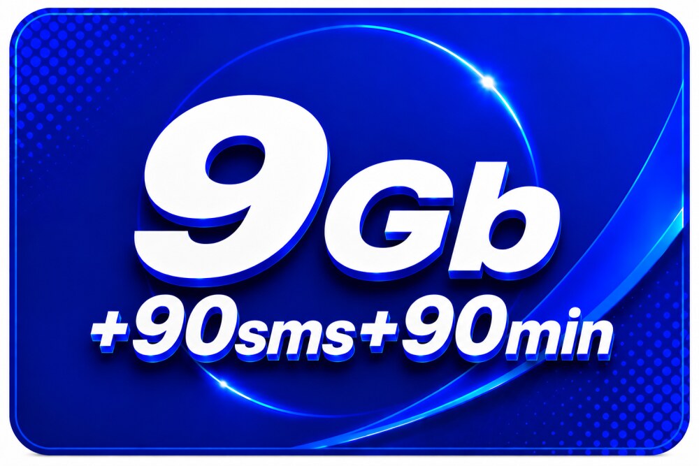 9 GB/ 90 SMS / 90 MIN